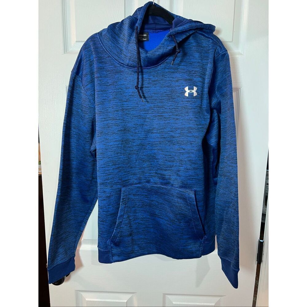 Under Armour Blue Hoodie Women’s 2XL ColdGear Loose Fit Pullover